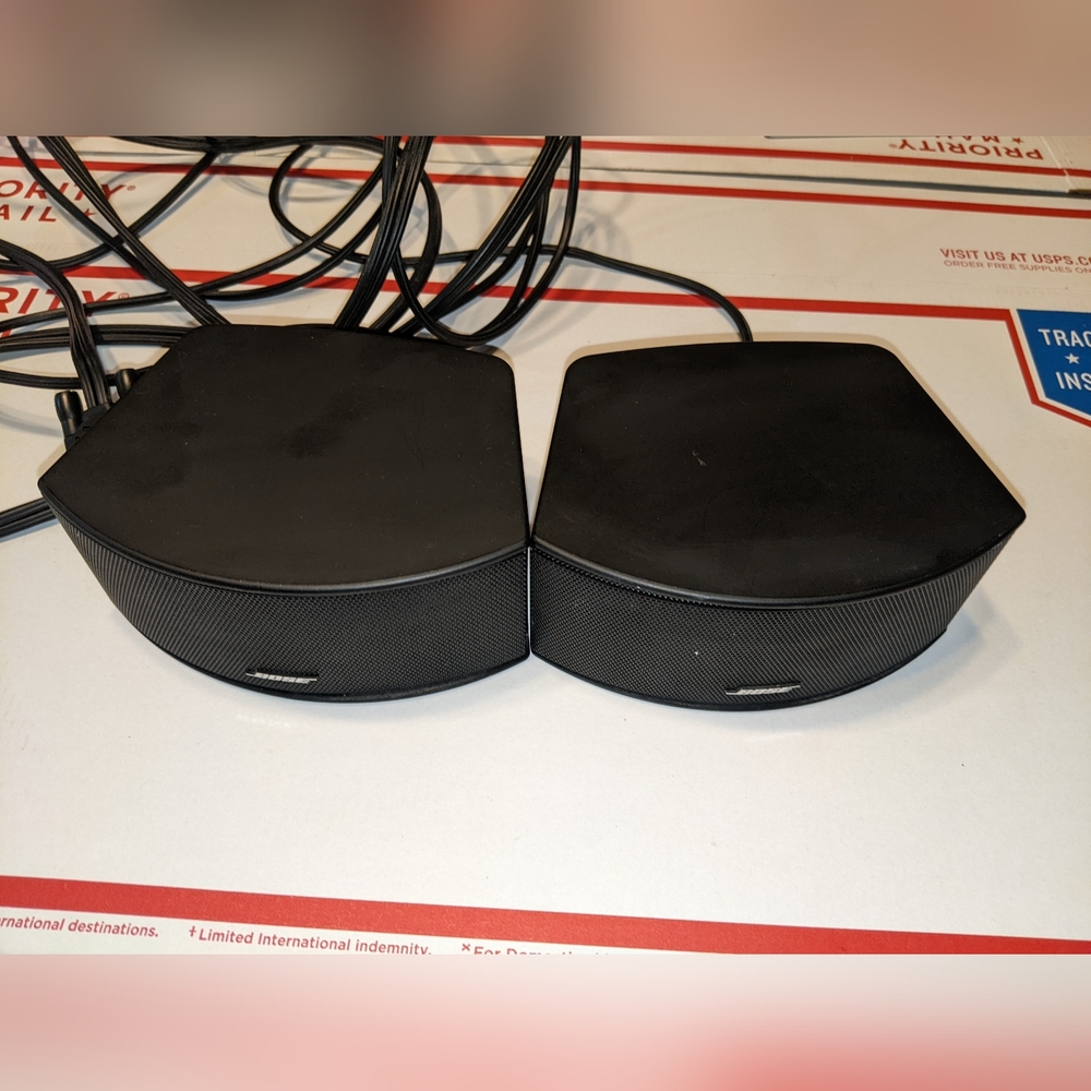 Bose CineMate AV3-2-1 I II III GS GSX Gemstone Home Theater Speakers + Cables